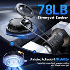 MagSafe Car Phone Holder Mount (Strong Suction, 360° Adjustable)