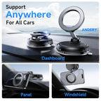 MagSafe Car Phone Holder Mount (Strong Suction, 360° Adjustable)