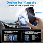 MagSafe Car Phone Holder Mount (Strong Suction, 360° Adjustable)