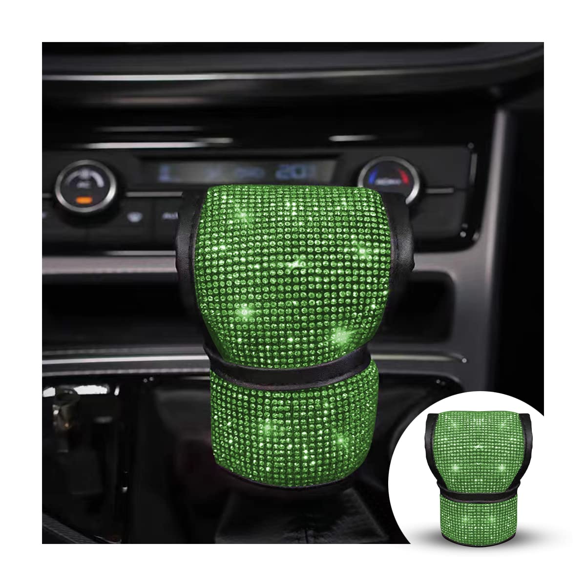 Bling Gear Shift & Handbrake Cover Set (Rhinestone, Anti-Slip)