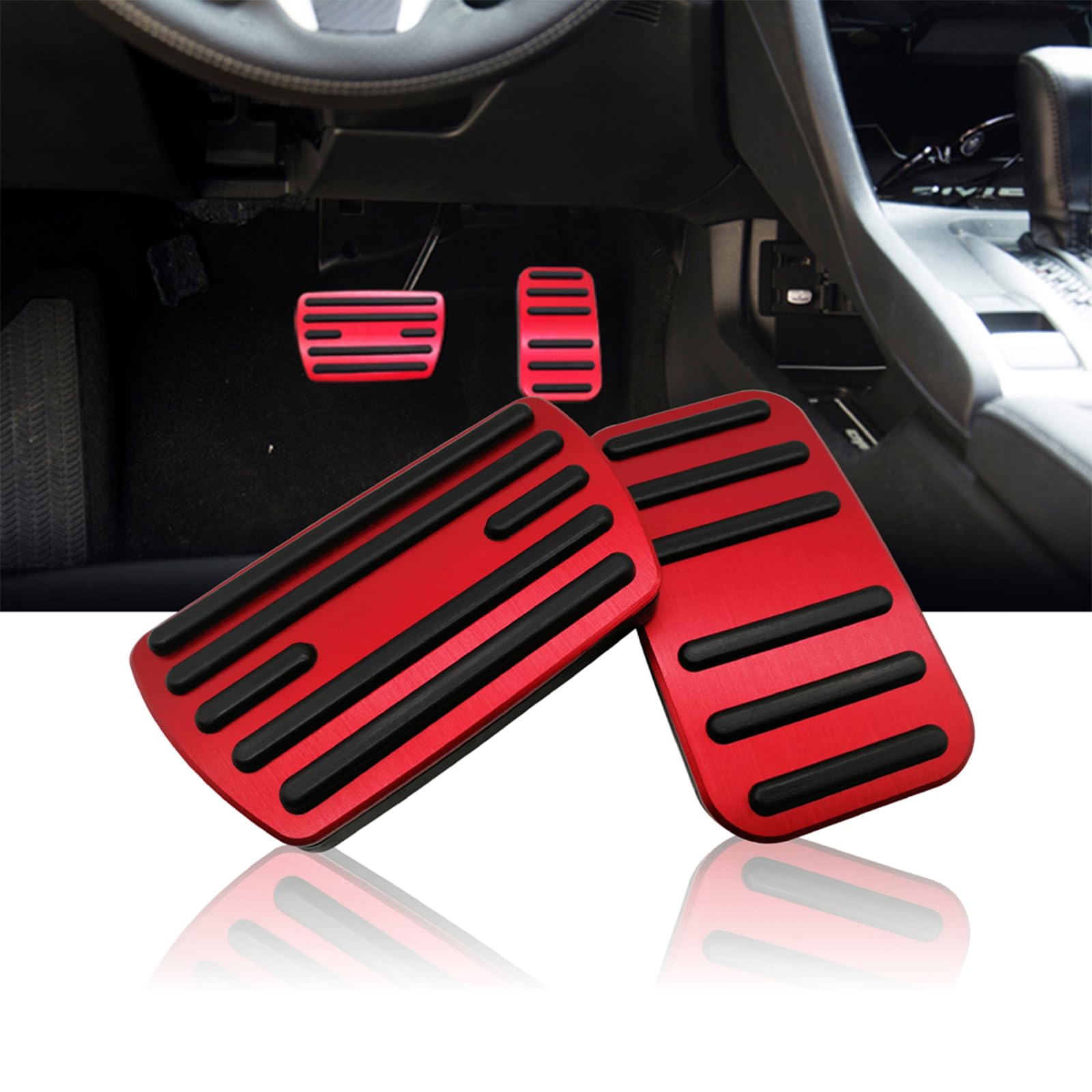 NYZAUTO Non-Slip Foot Pedal Pads Compatible with Honda