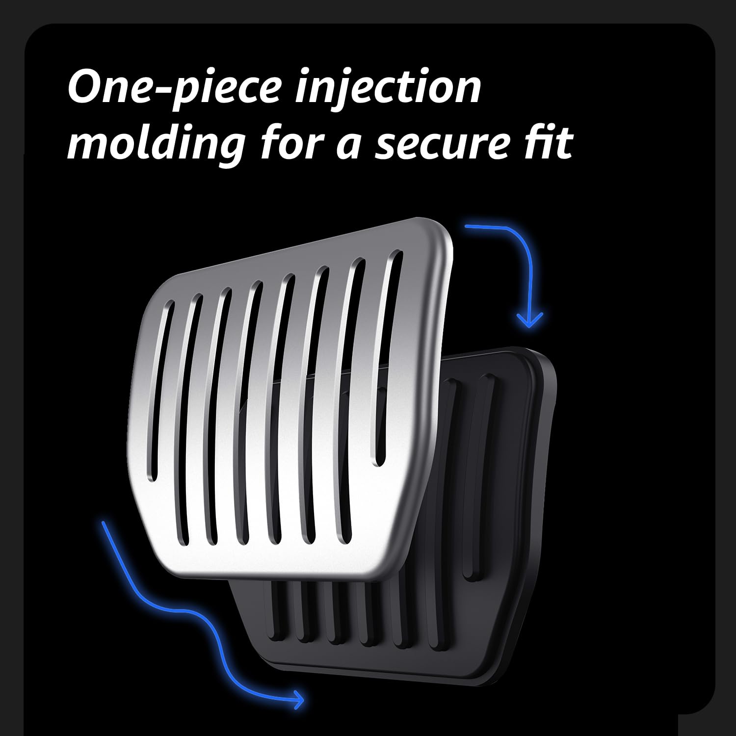 Tesla Model Y/3 Pedal Covers (Aluminum, Non-Slip)