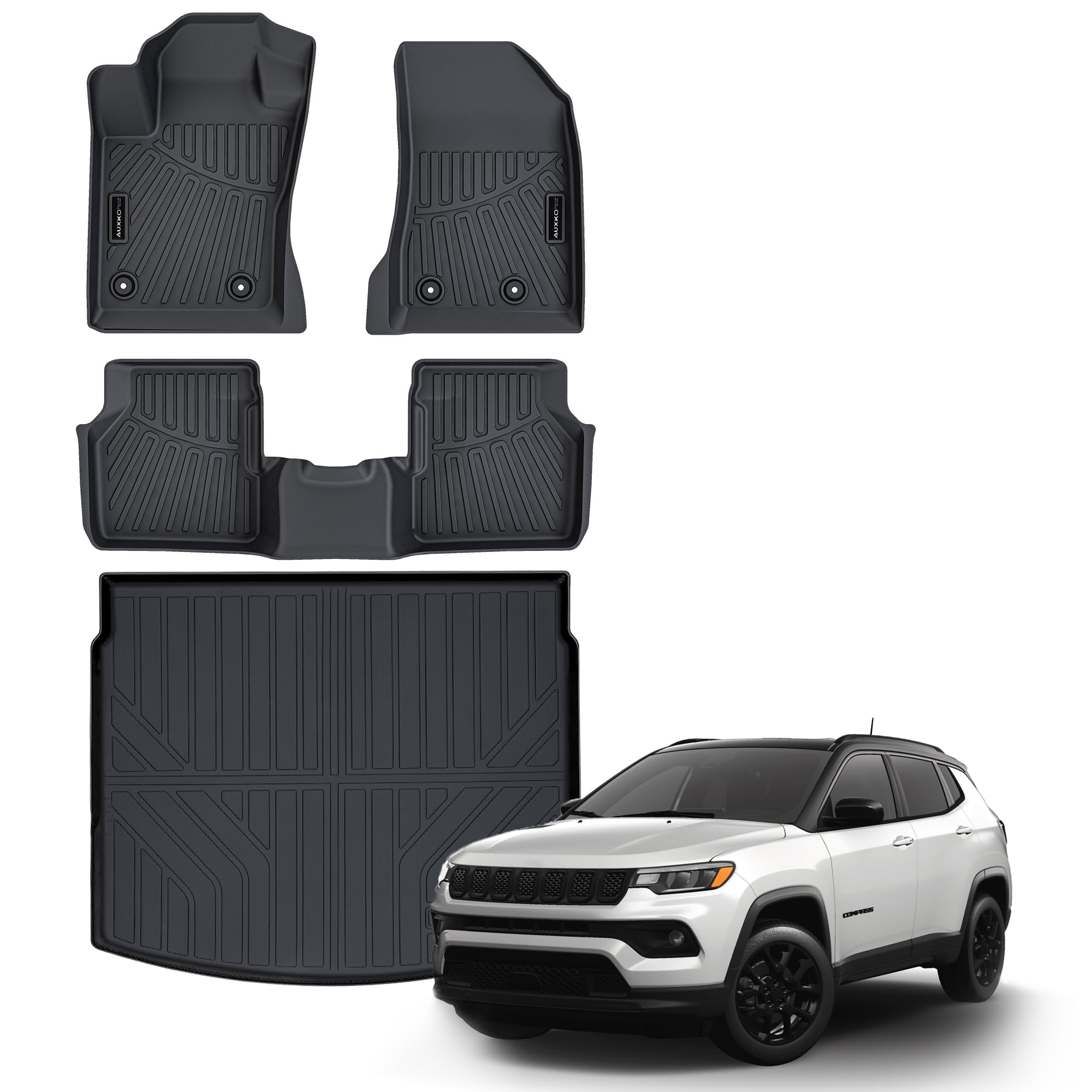 AUXKO Floor Mats Cargo Mat for Cherokee