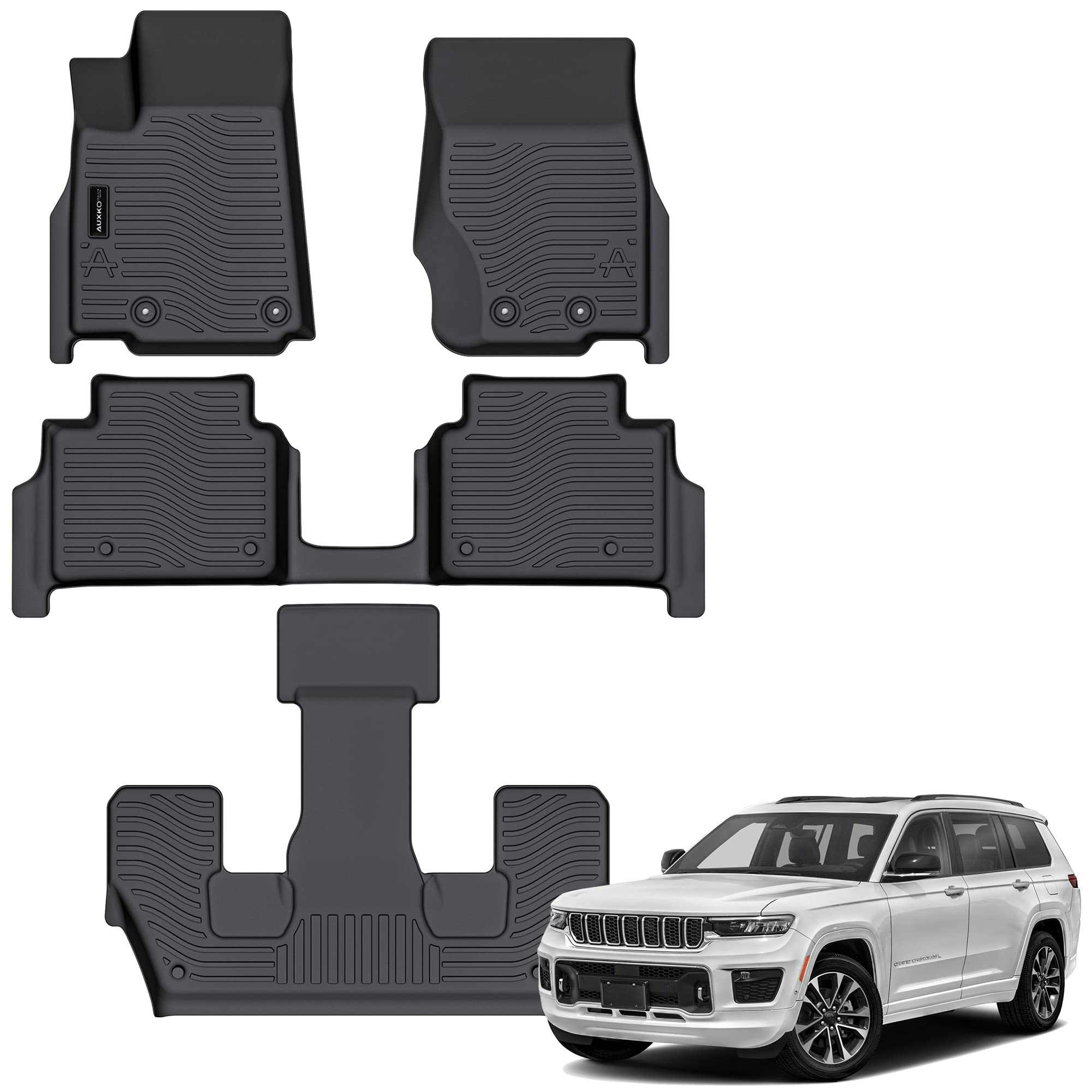 AUXKO Floor Mats Cargo Mat for Cherokee