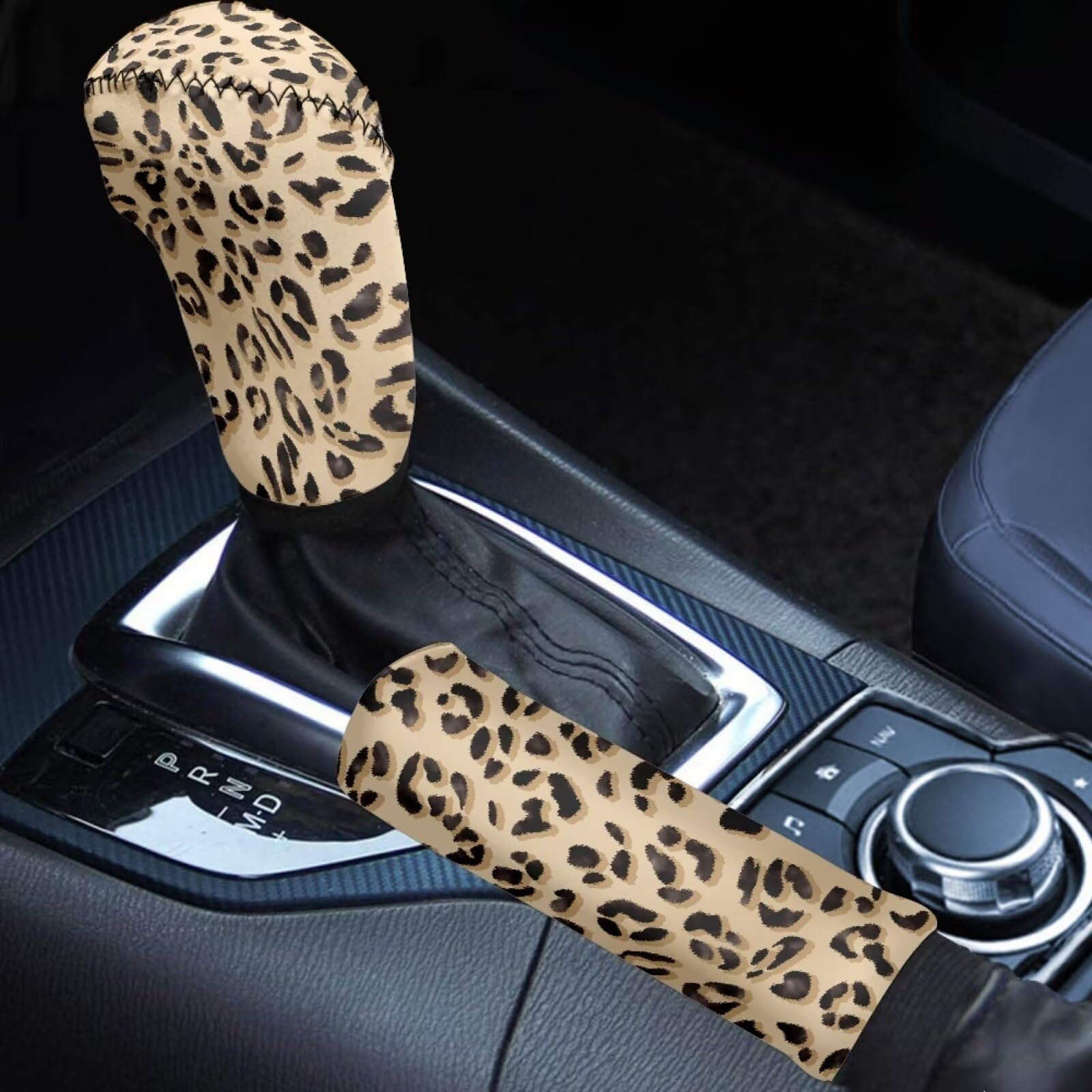 2-Piece Gear Shift & Handbrake Cover Set (Custom Pattern)