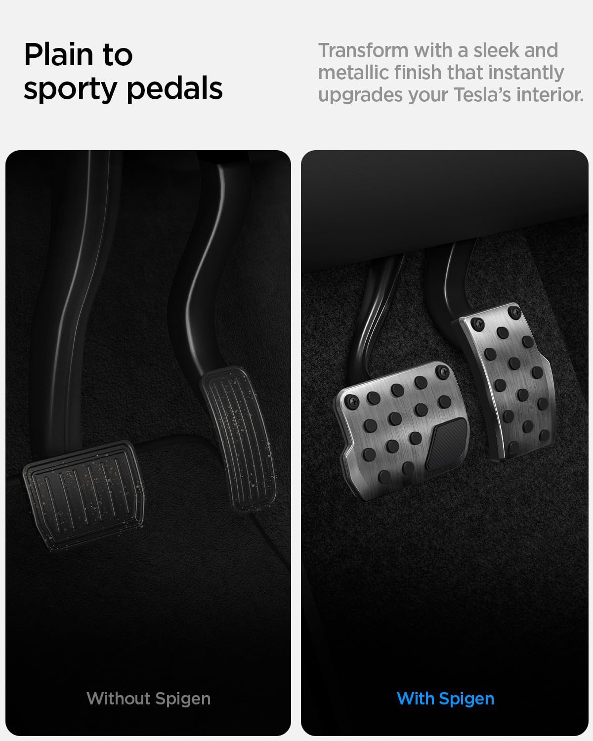 Tesla Model 3 Pedal Covers (Non-Slip, Performance)