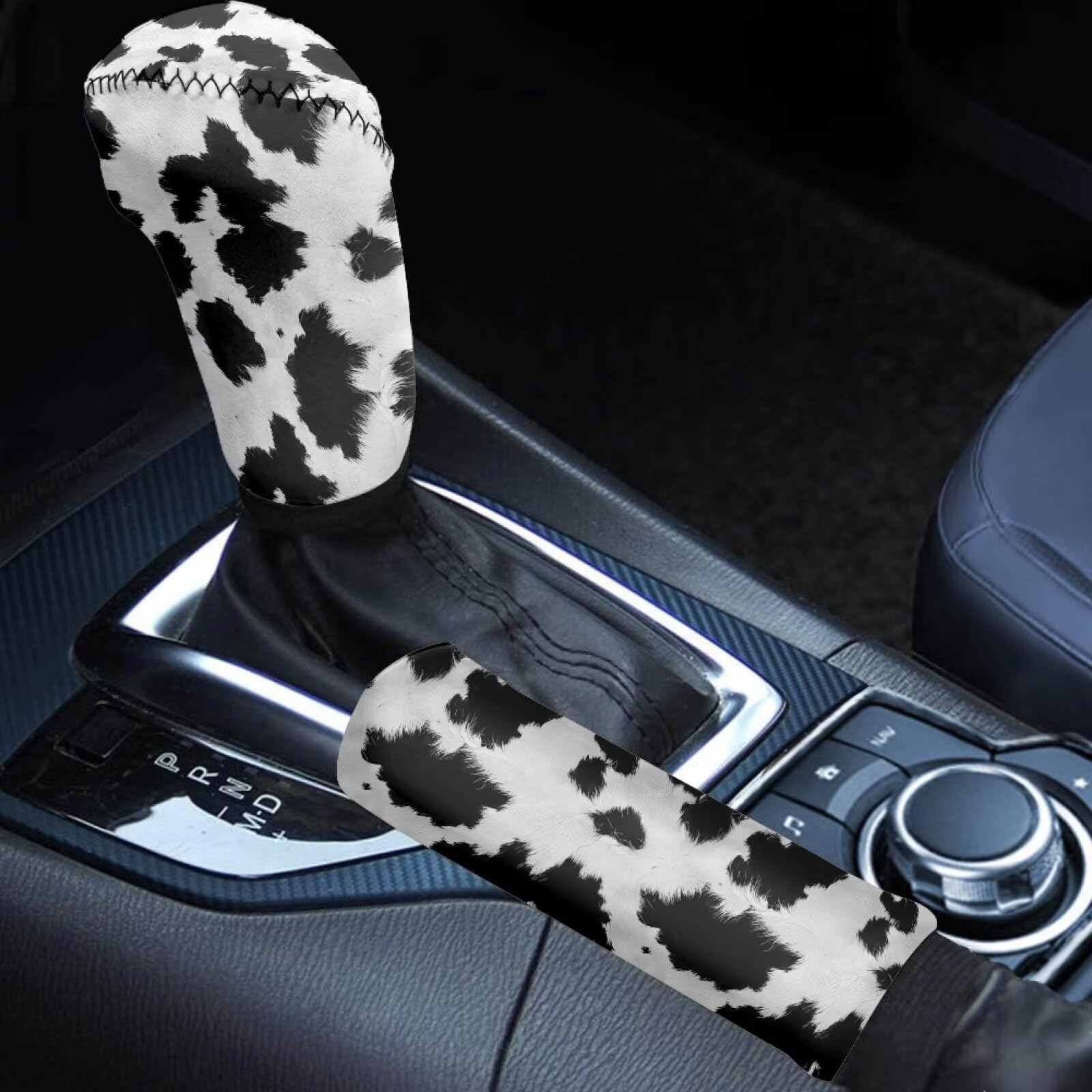2-Piece Gear Shift & Handbrake Cover Set (Custom Pattern)