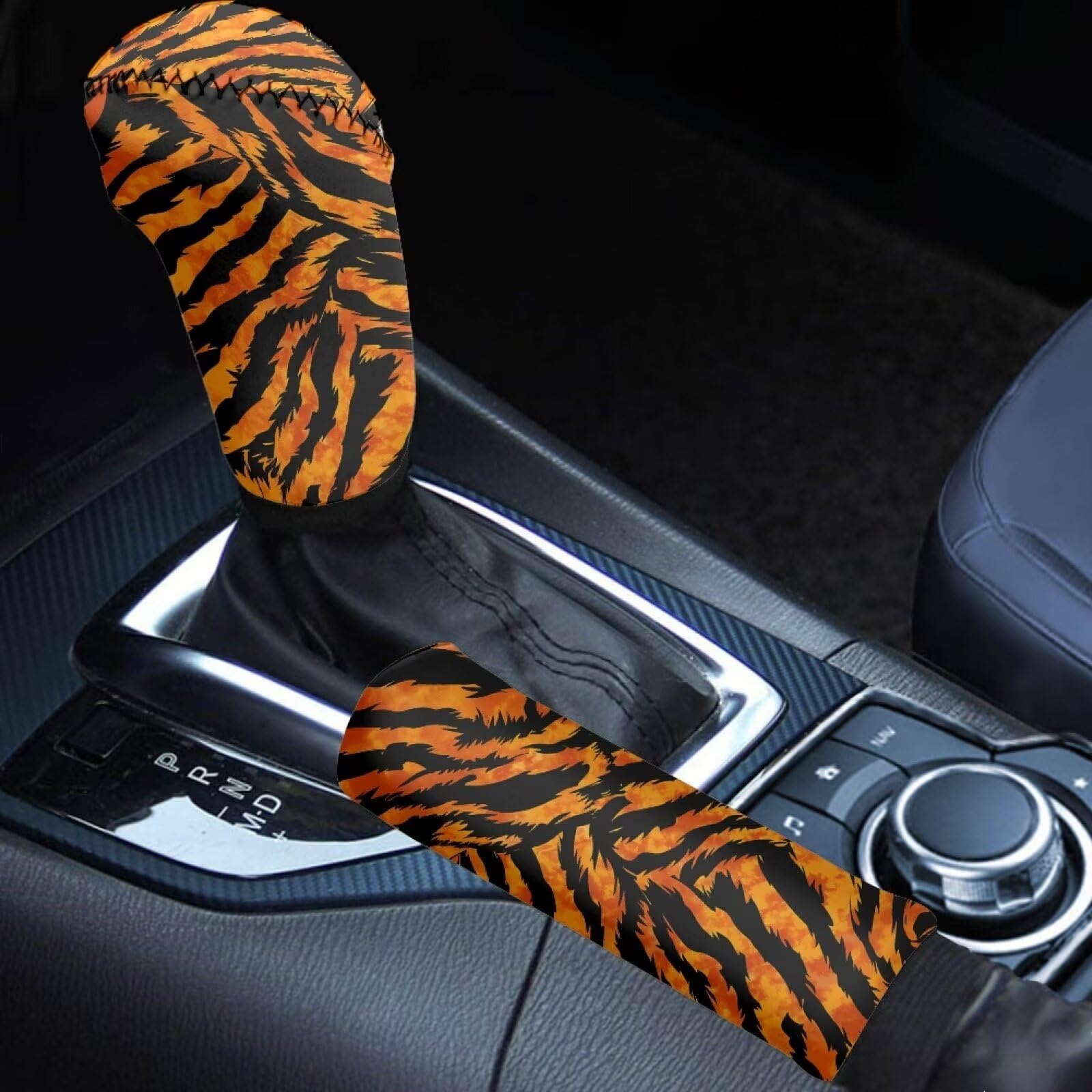 2-Piece Gear Shift & Handbrake Cover Set (Custom Pattern)