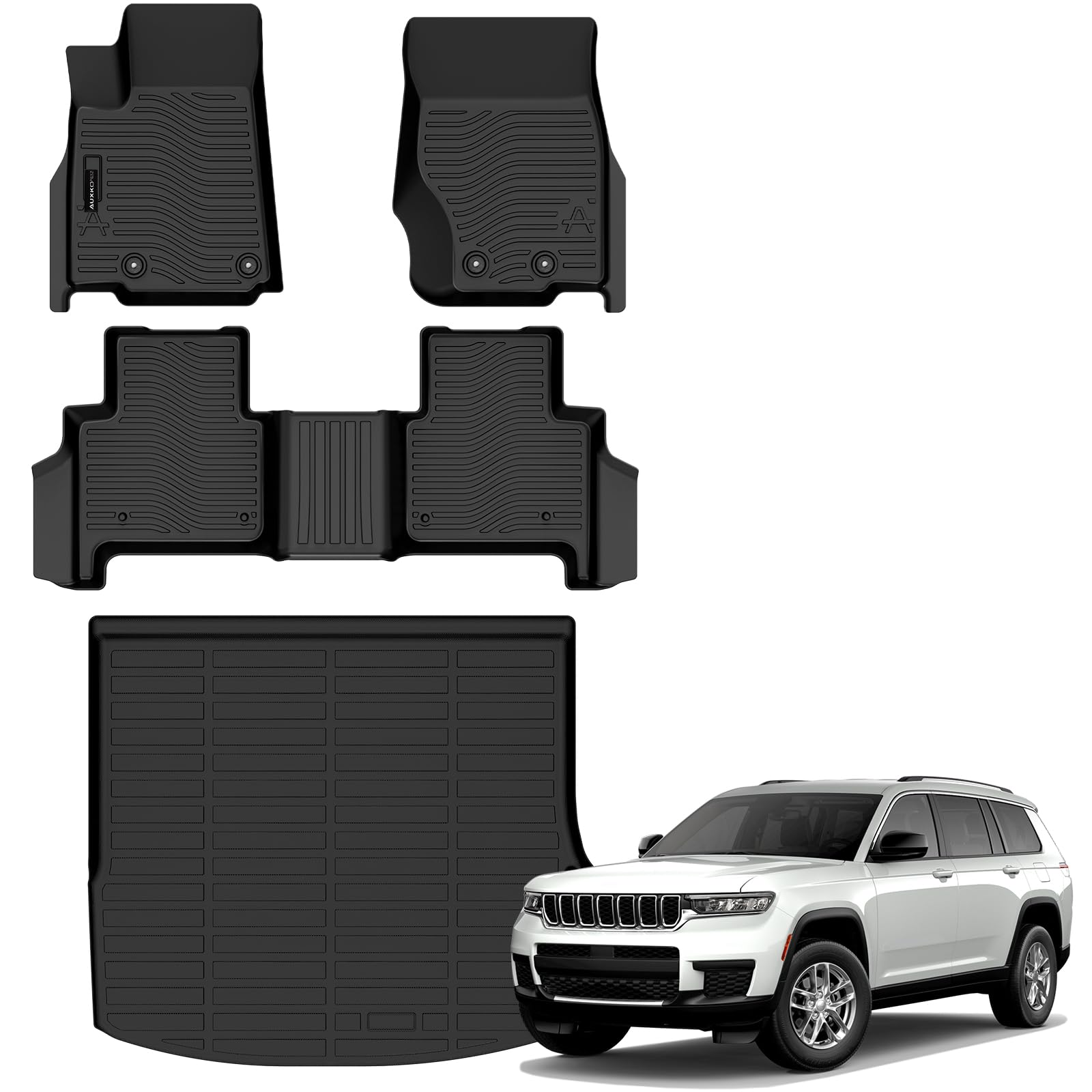 AUXKO Floor Mats Cargo Mat for Cherokee