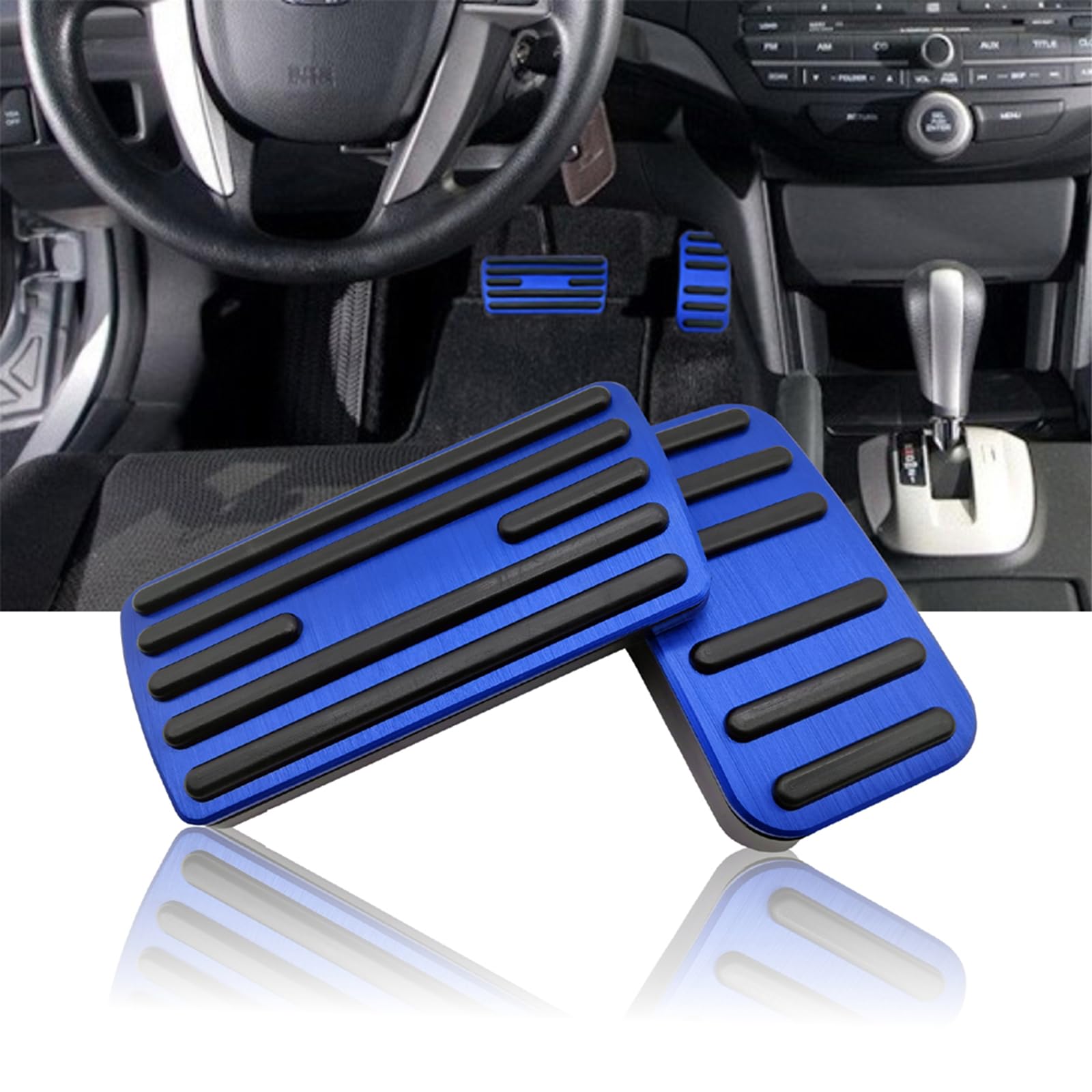 NYZAUTO Non-Slip Foot Pedal Pads Compatible with Honda