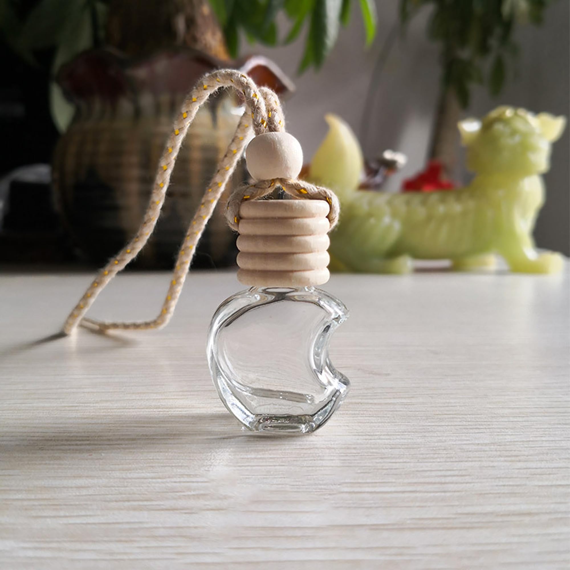 5PCS Hanging Car Air Freshener Diffuser (Glass Bottle, Aromatherapy)