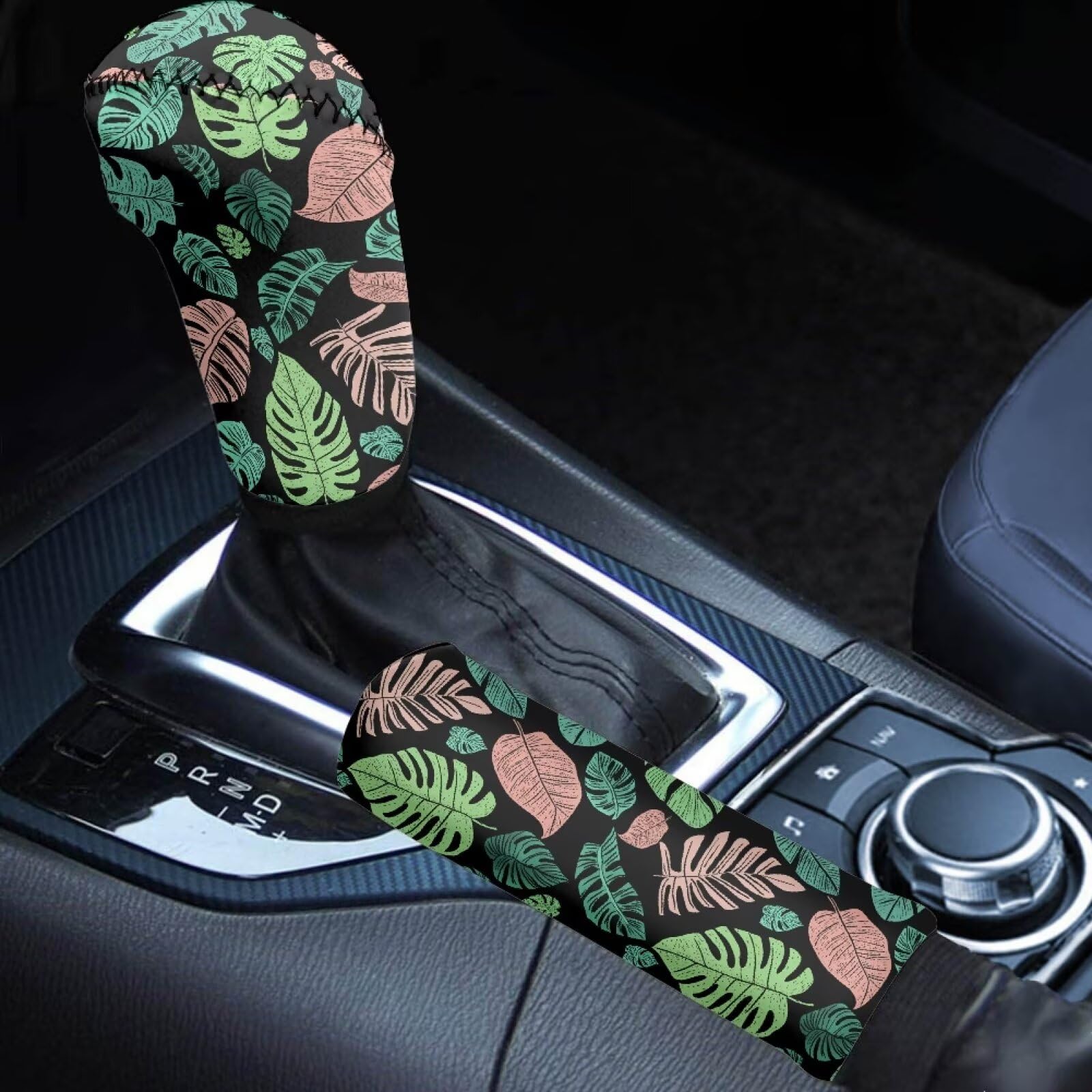 2-Piece Gear Shift & Handbrake Cover Set (Custom Pattern)