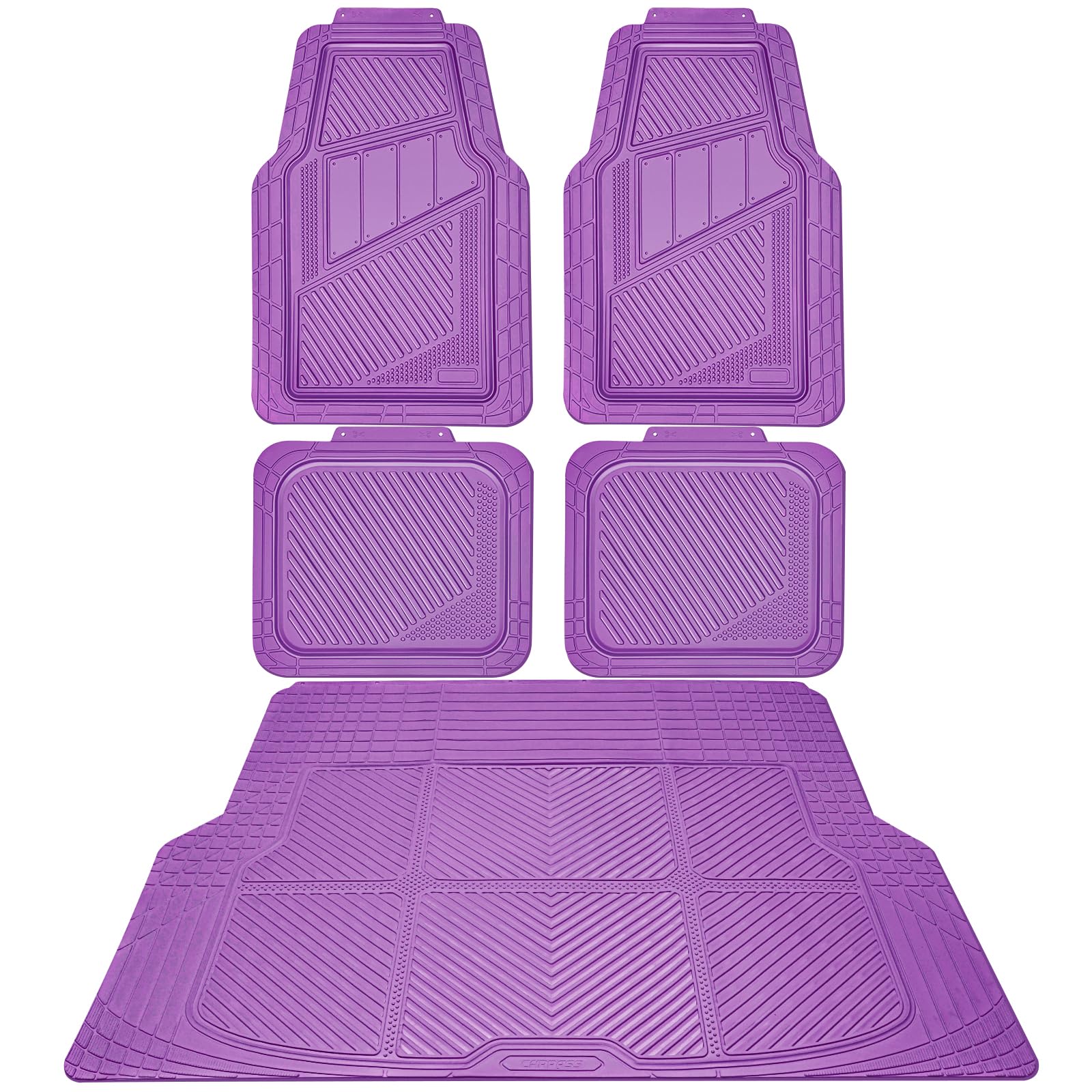 4-Piece Car Floor Mat Set (Waterproof, All-Weather, Universal)