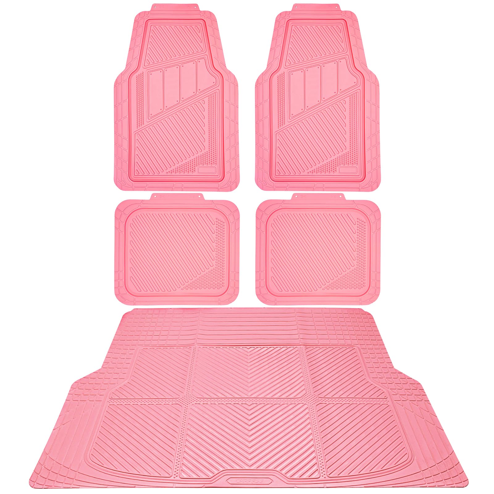 4-Piece Car Floor Mat Set (Waterproof, All-Weather, Universal)