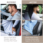 Memory Foam Car Headrest Pillow (Neck & Shoulder Support)